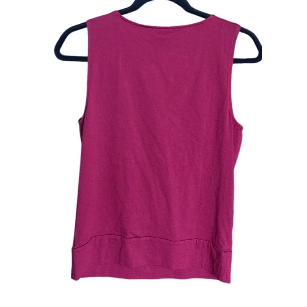 Ann Taylor Burgundy Pleated Tank Top Size Small New WIth Tags - Picture 7 of 10
